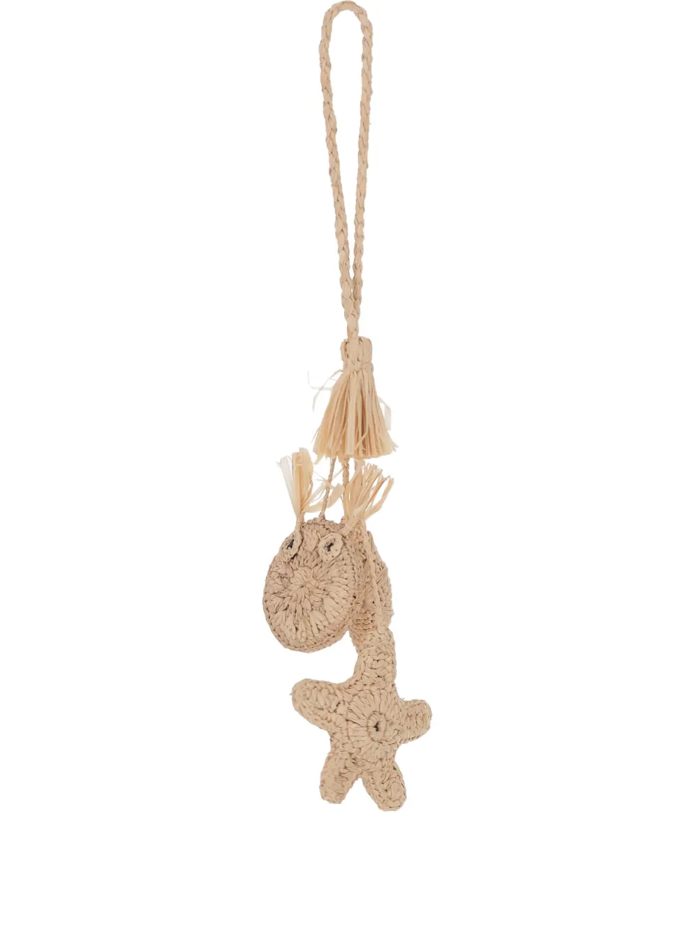 IBELIV raffia bag charm | Neutrals | Image 1