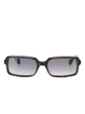 Carven rectangle-frame sunglasses - Brown