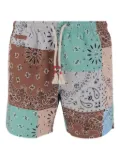 MC2 Saint Barth bandana-print swim shorts - Green