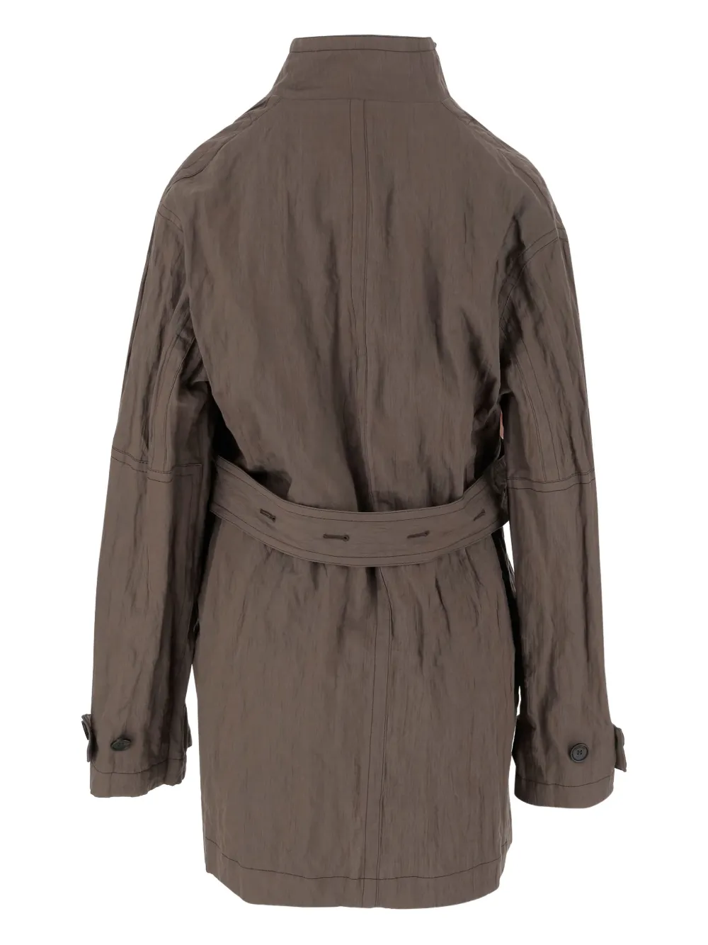 Shop Ferragamo Pocket-detail Belted Jacket