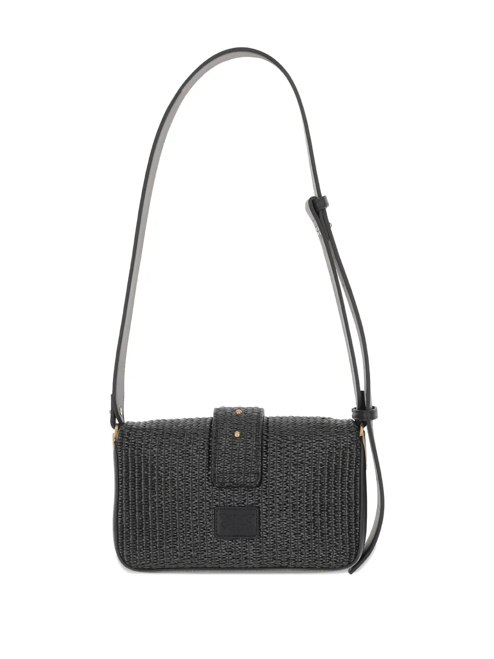 PINKO Love One foldover shoulder bag - Zwart
