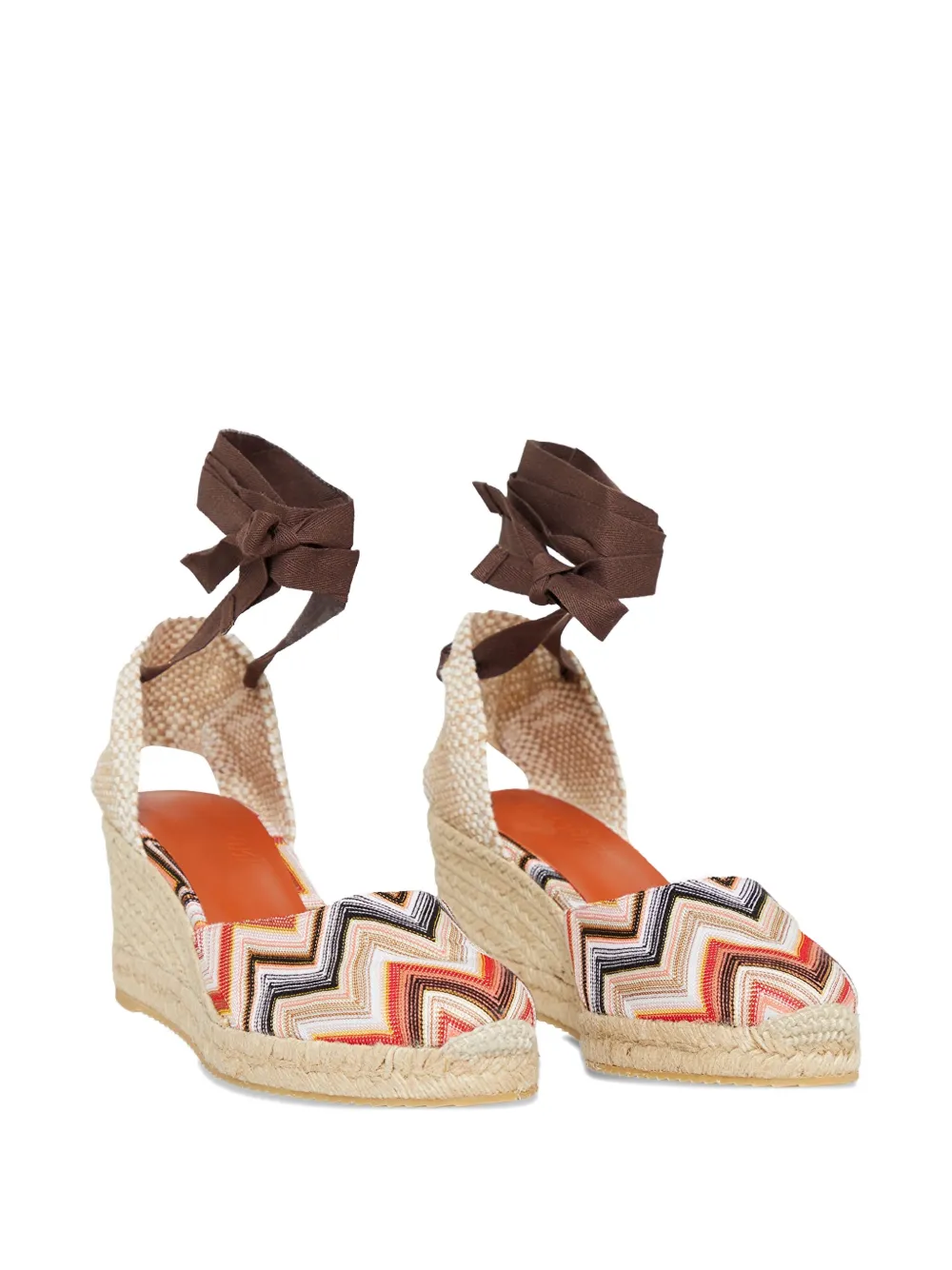 Missoni zigzag-print pumps - Beige