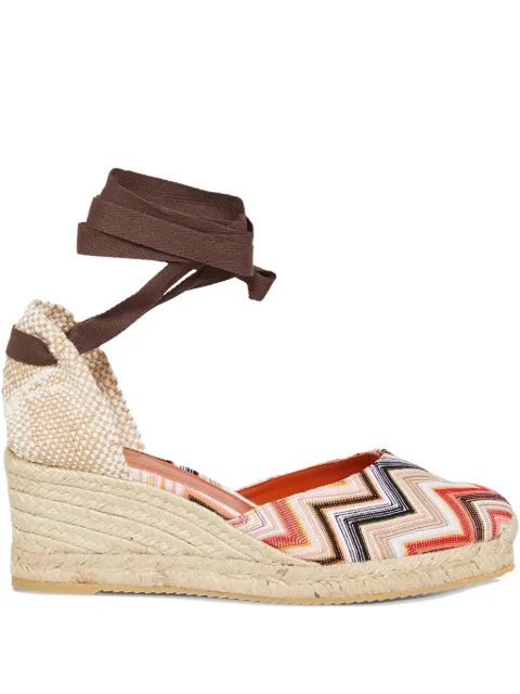 Missoni zapatillas con estampado en zigzag