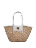PINKO Love Summer basket bag - White