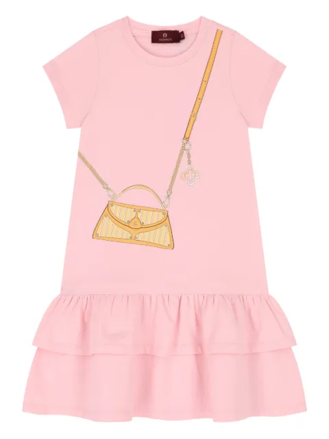 Aigner Kids printed dress