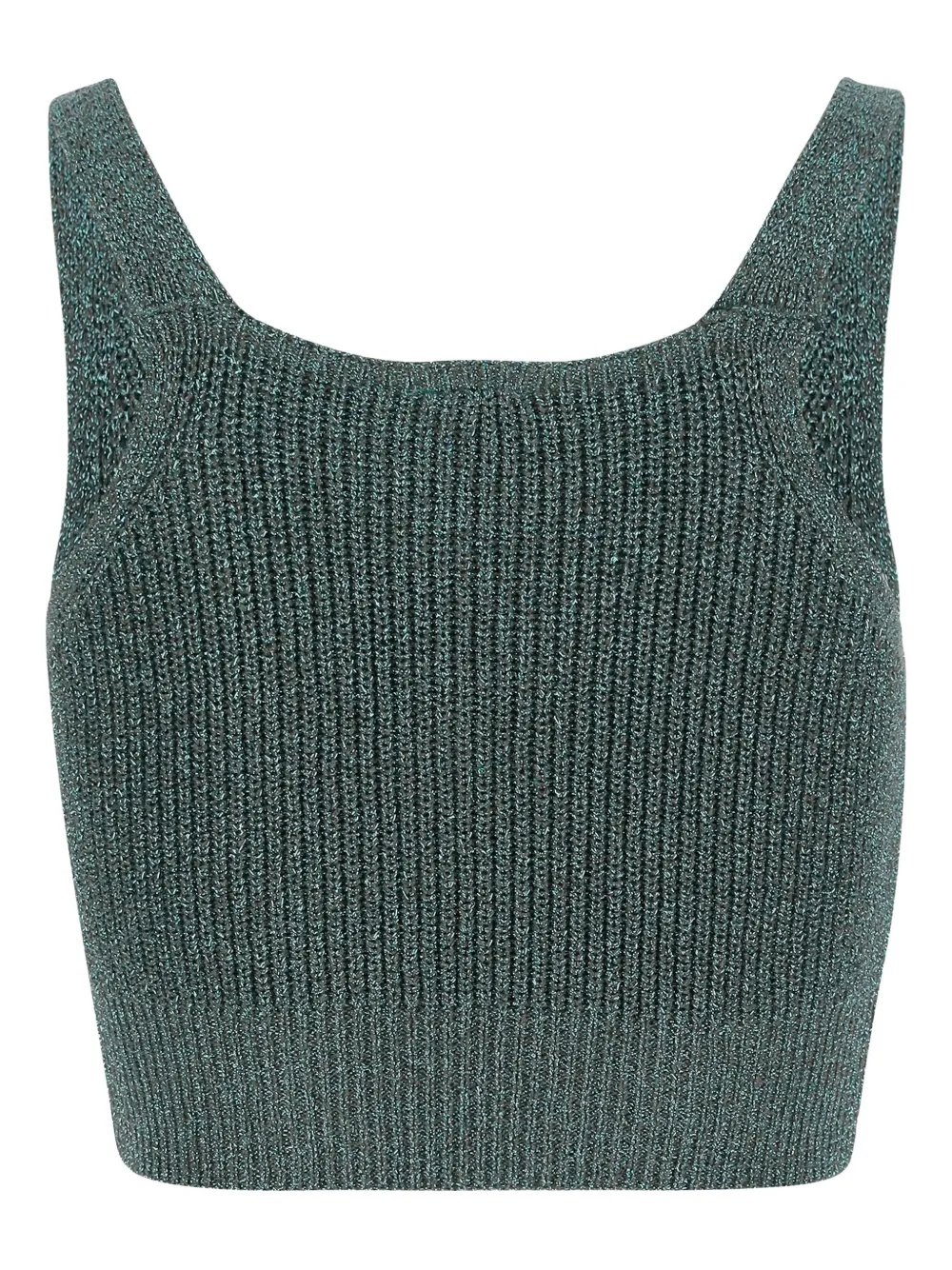 MARKET Ribgebreide tanktop Groen