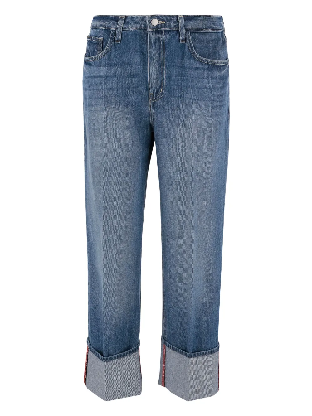 logo-patch jeans