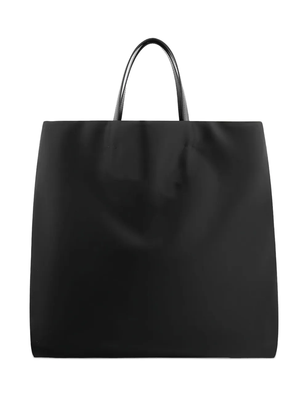 Carven Shopper van mat satijn - Zwart