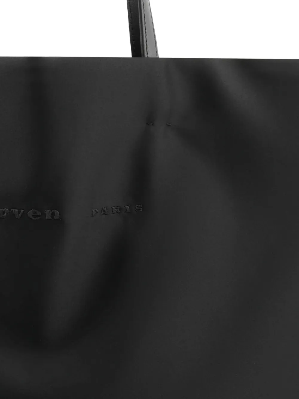 Shop Carven Matte-satin Tote Bag
