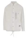 and Wander cotton shirt jacket - White