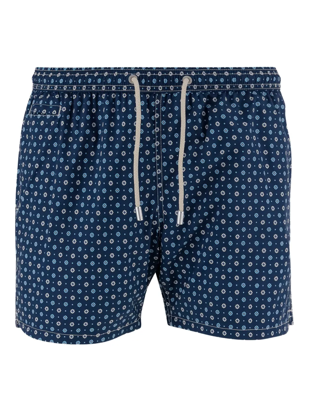 Mc2 Saint Barth All-over Print Swim Shorts In Blue