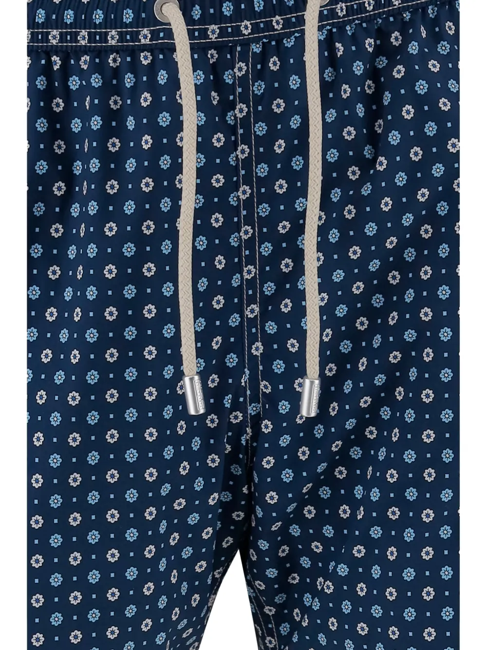 Mc2 Saint Barth All-over Print Swim Shorts In Blue