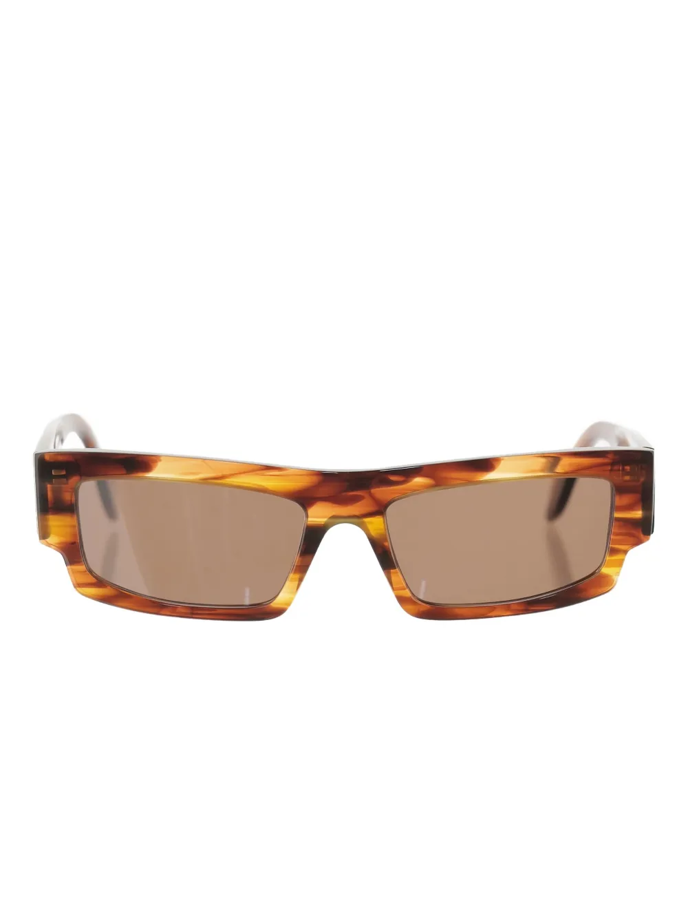 Pinko Rectangle-frame Sunglasses In Green