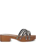 MARKET crystal-embellished sandals - Grey