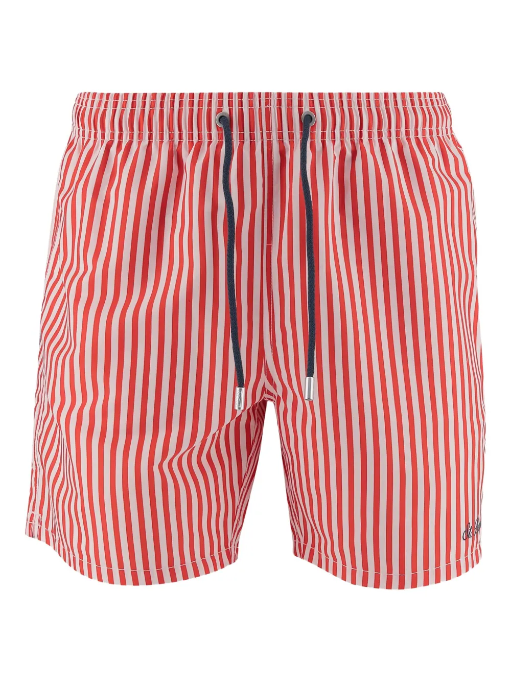 MC2 Saint Barth Gestreepte zwembroek Rood