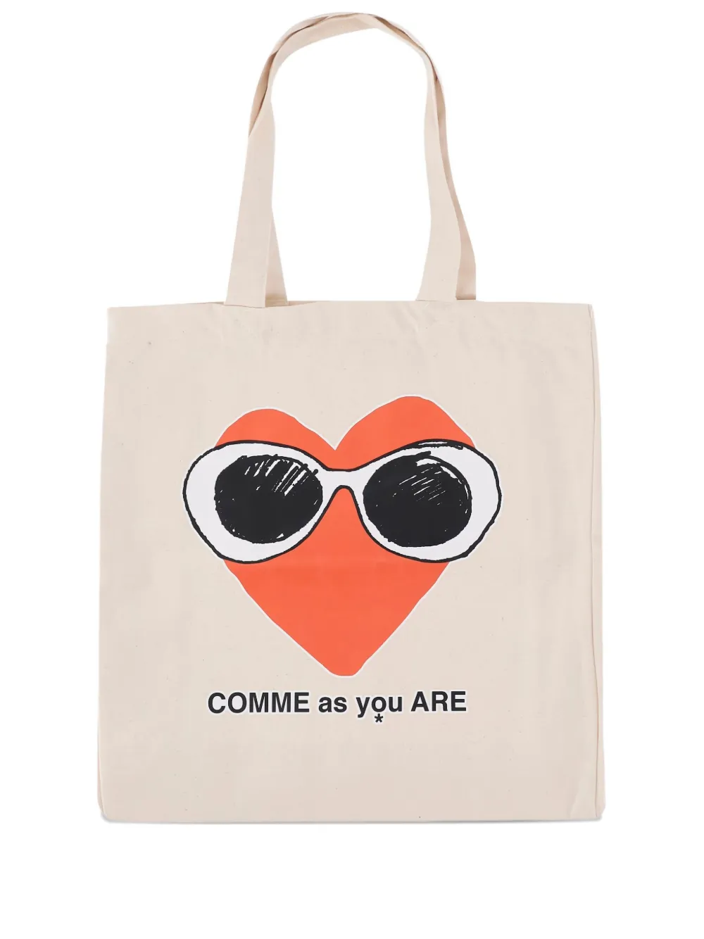 BLACK SCORE PRINTED SHOPPING BAG