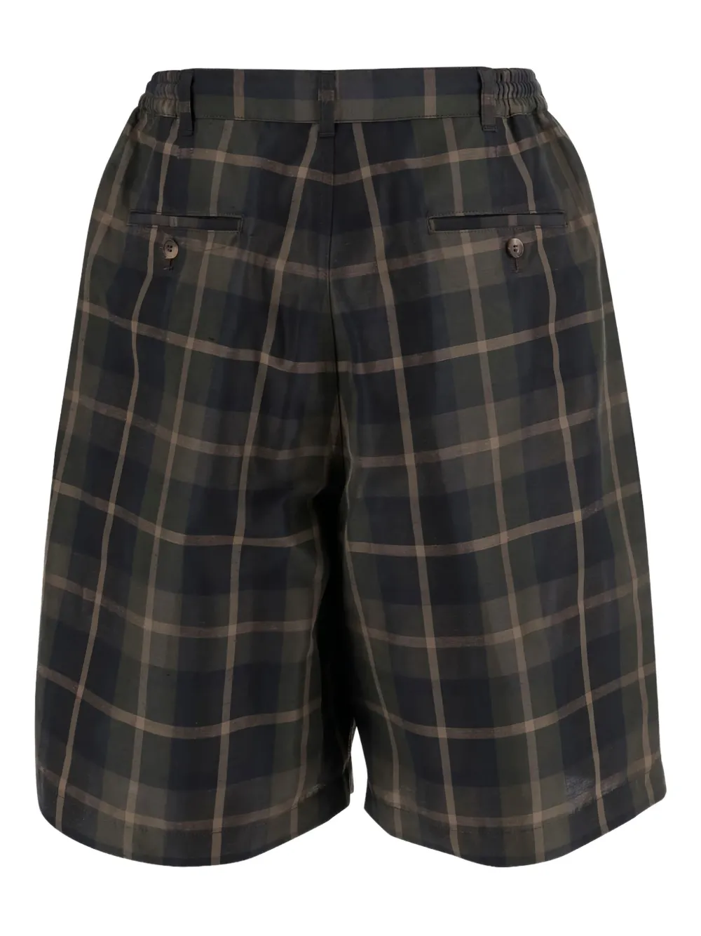 Comme Des Garçons all-over plaid pattern shorts | Bermuda Shorts | Image 2