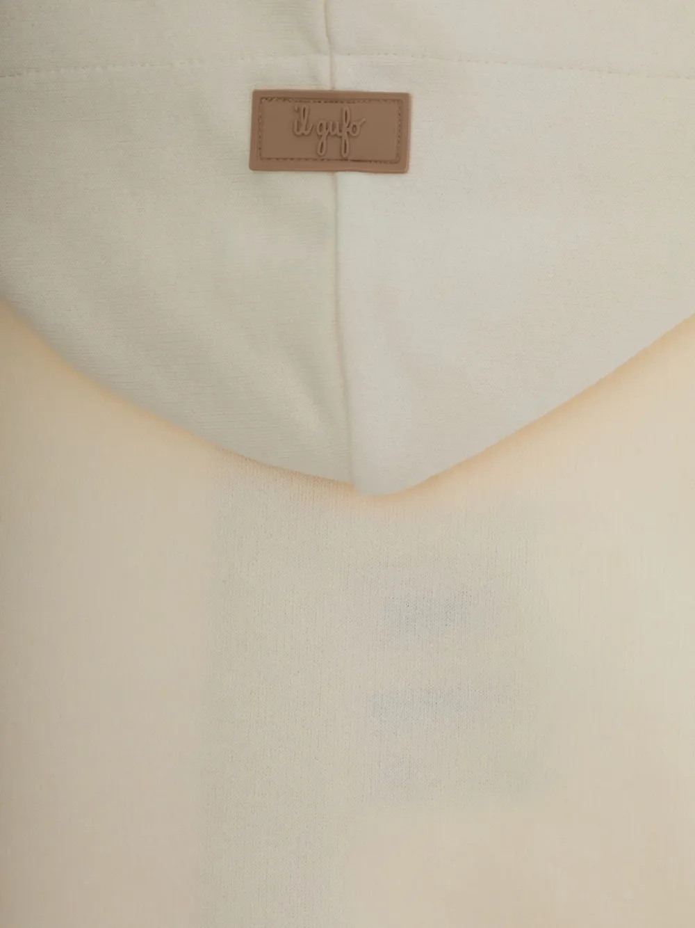 Il Gufo Hoodie met rits Beige