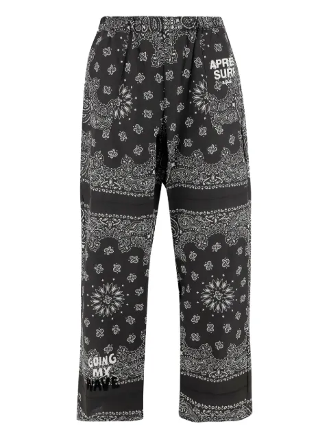 Après Surf bandana-print trousers