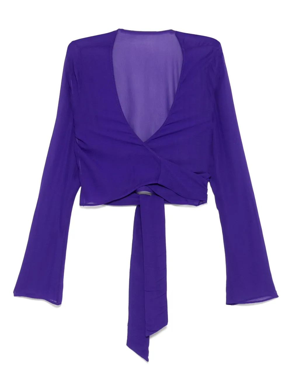 Maison Close Fever top met lange mouwen Paars