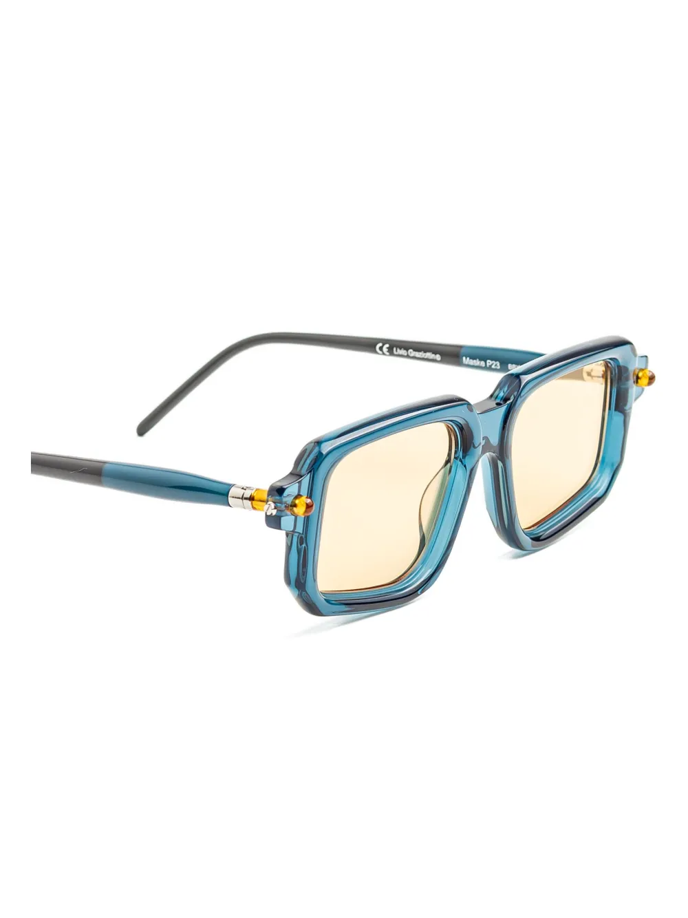 Kuboraum rectangle-frame sunglasses Blauw