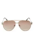 TWINSET pilot-frame sunglasses - Gold
