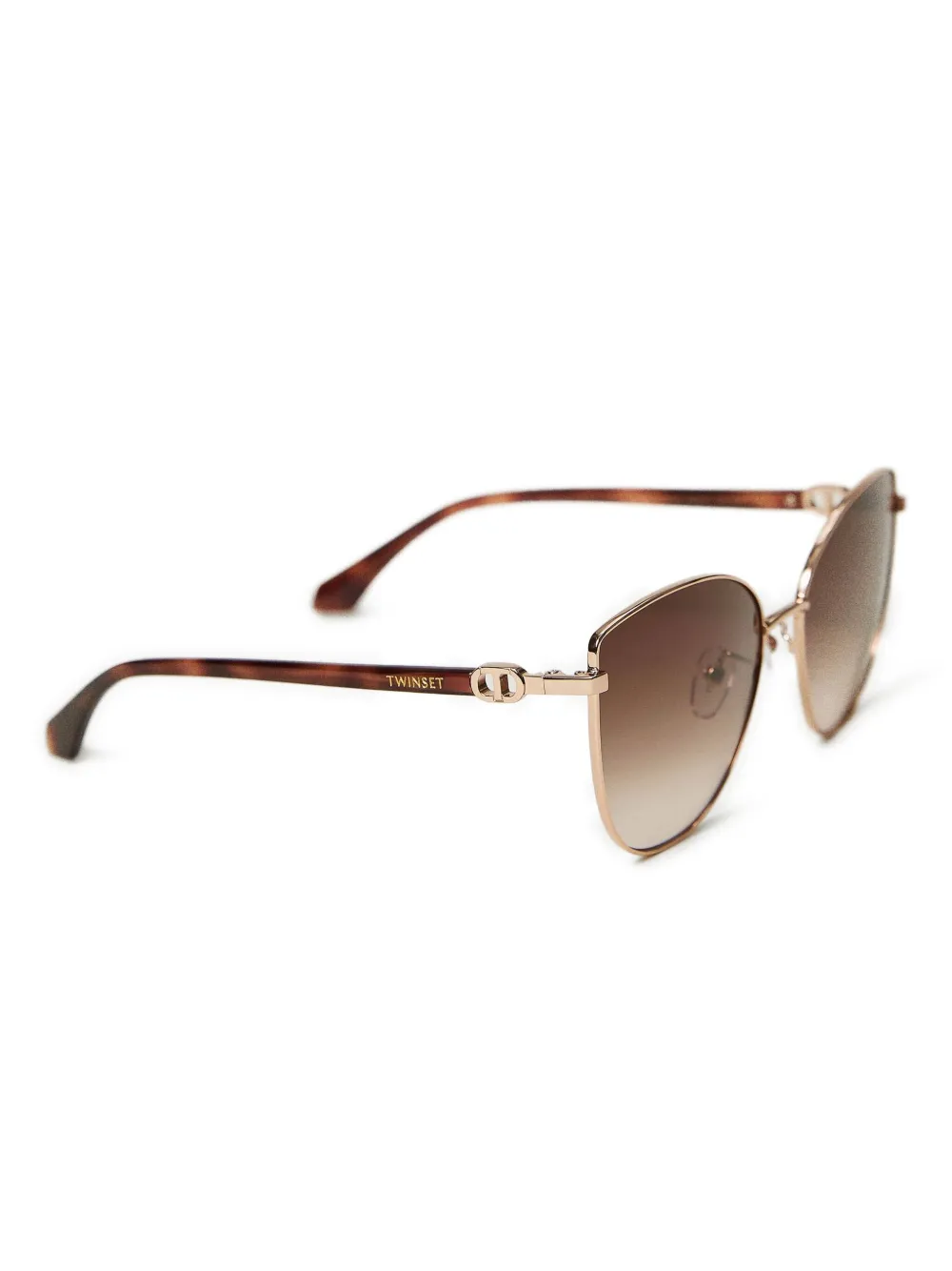 TWINSET Zonnebril met cat-eye montuur - Goud