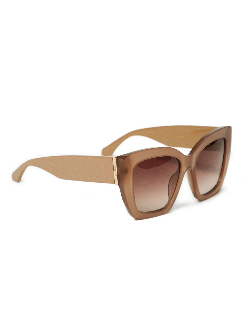 TWINSET Zonnebril met vierkant montuur - Beige
