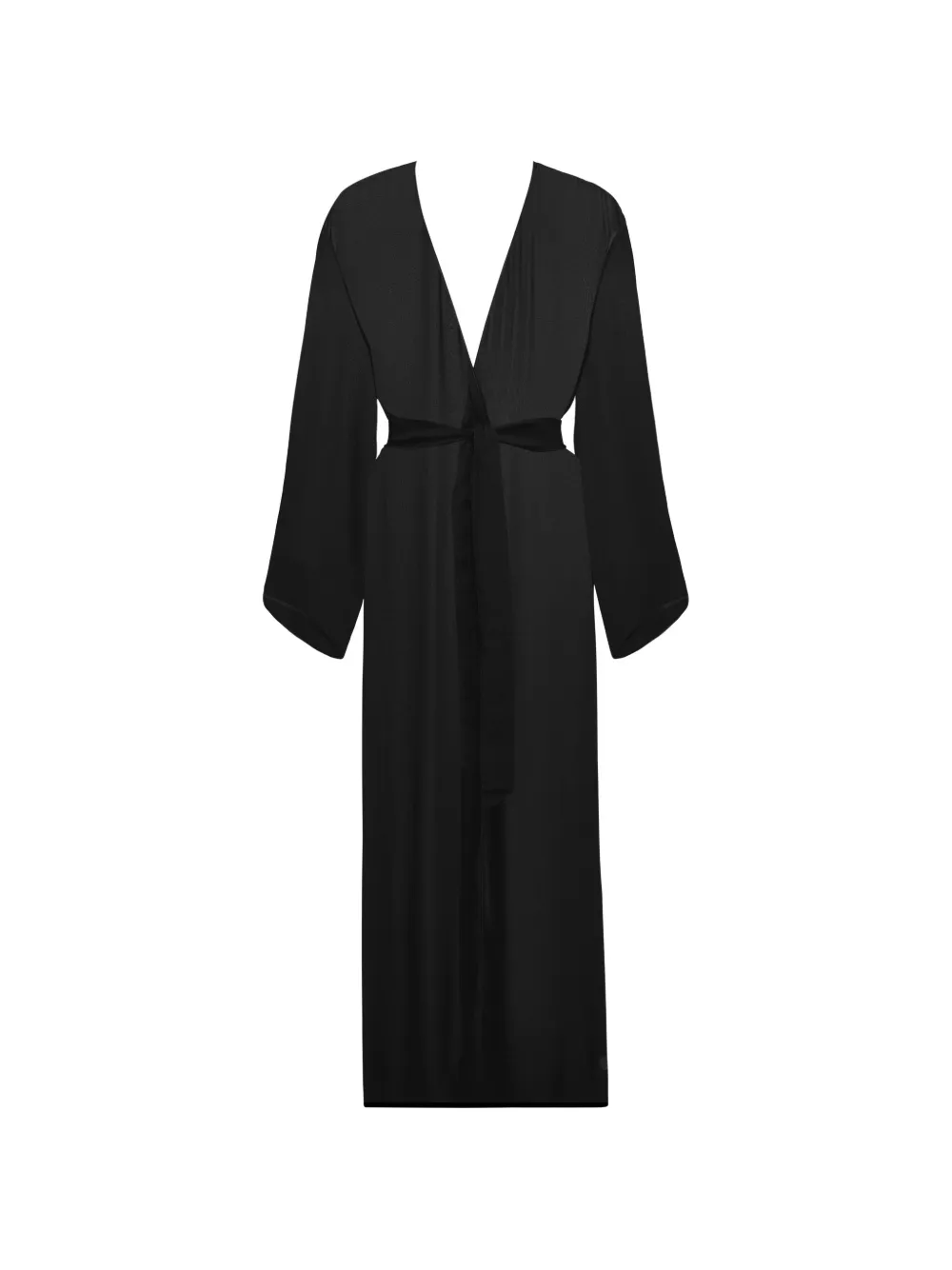 Maison Close Fever beach kimono - Schwarz