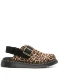 Dr. Martens Jorge II Leopard mules - Brown