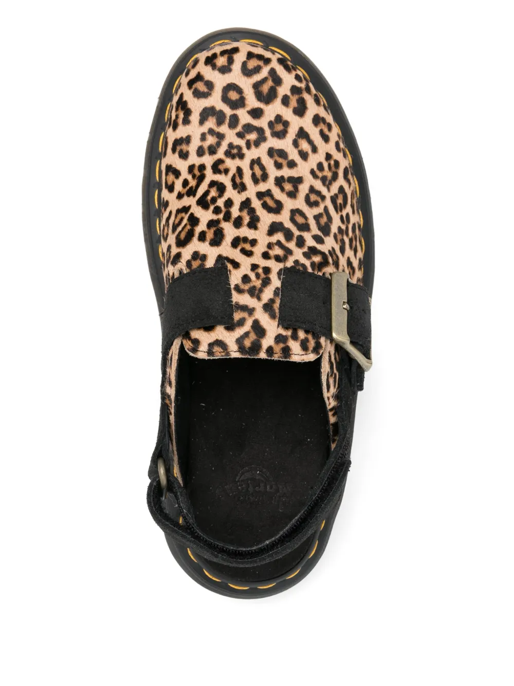 DR. MARTENS' JORGE II LEOPARD MULES 