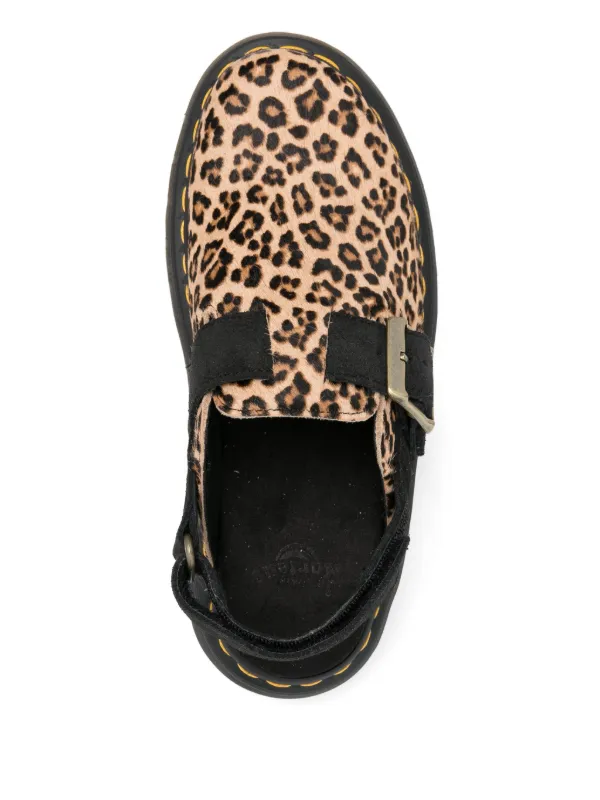[DR.MARTENS] サンダル JORGE II HDW ミュール レオパード Dr. Martens Jorge II レオパード ミュール | ブラウン
