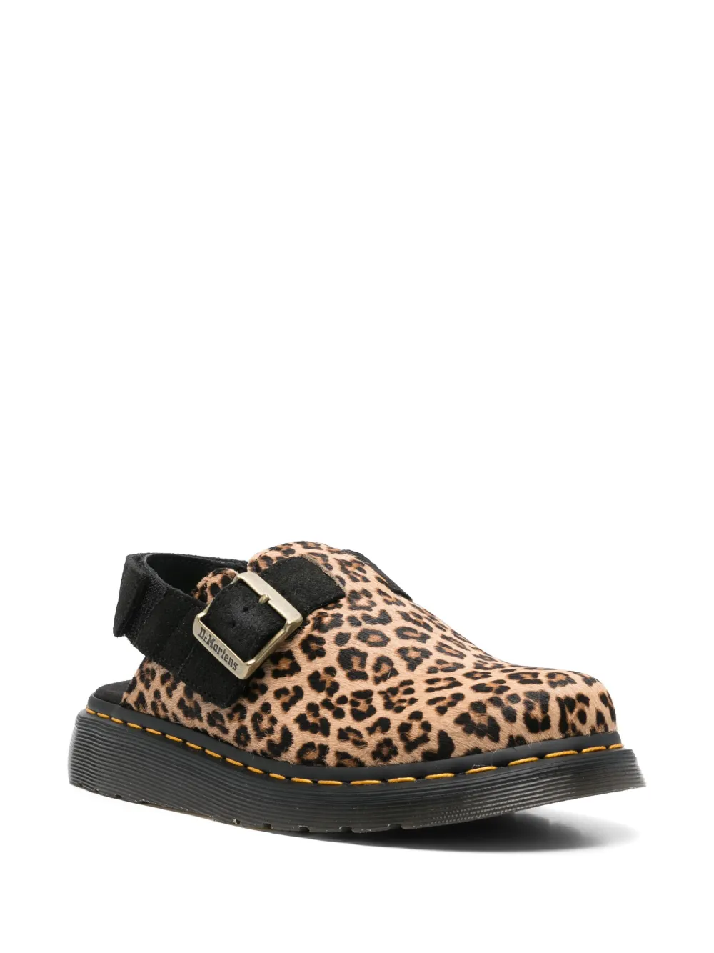 DR. MARTENS' JORGE II LEOPARD MULES 