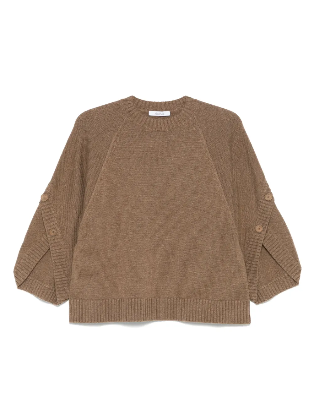 Max Mara suéter con cuello redondo | marrón | Image 1