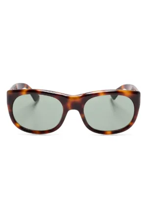 Saint Laurent Eyewear SL 816 サングラス | ブラウン | FARFETCH JP