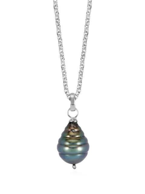 DOWER AND HALL Tahitian pearl pendant necklace