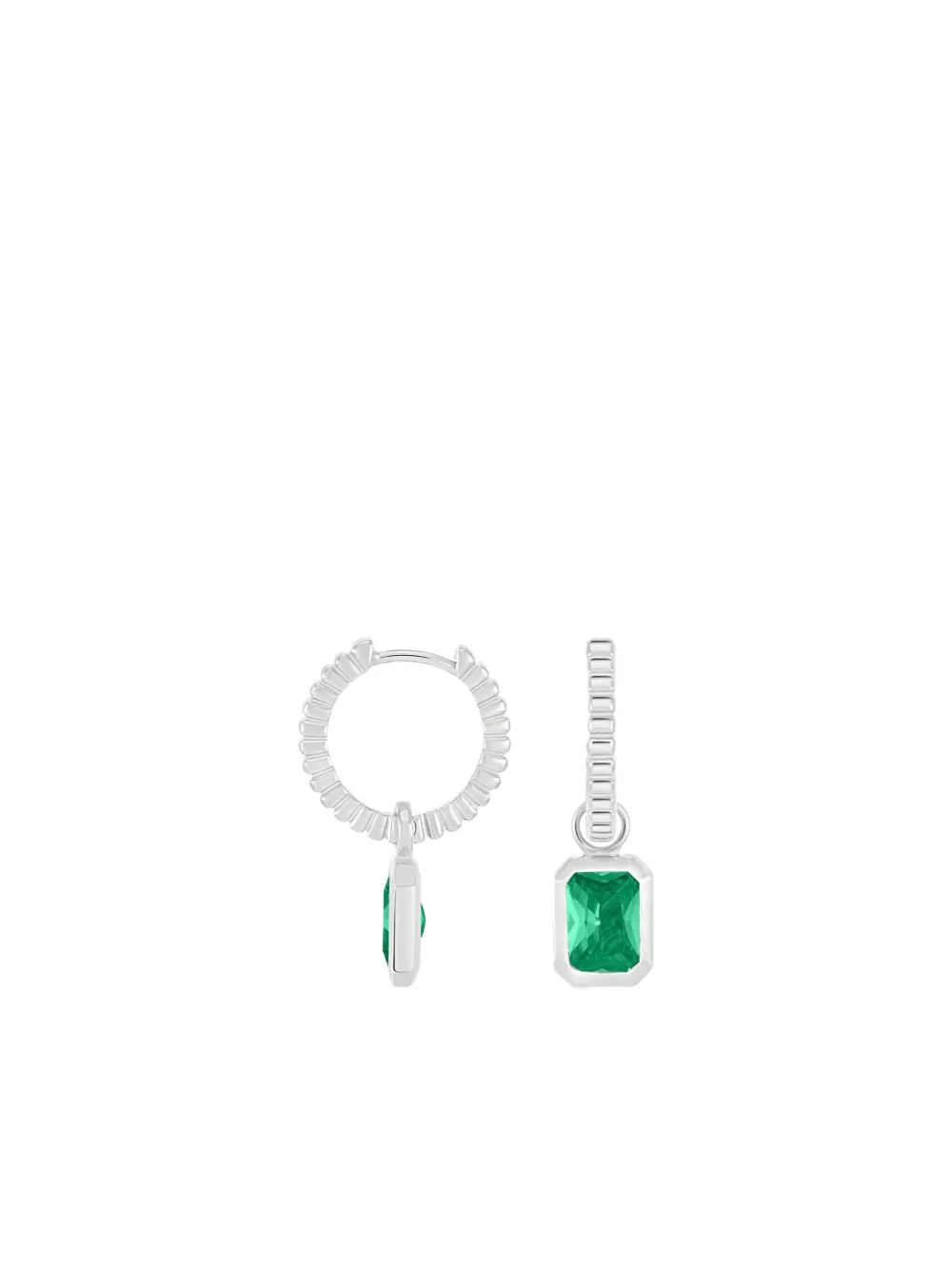 Dower & Hall Garnet Drop Earrings