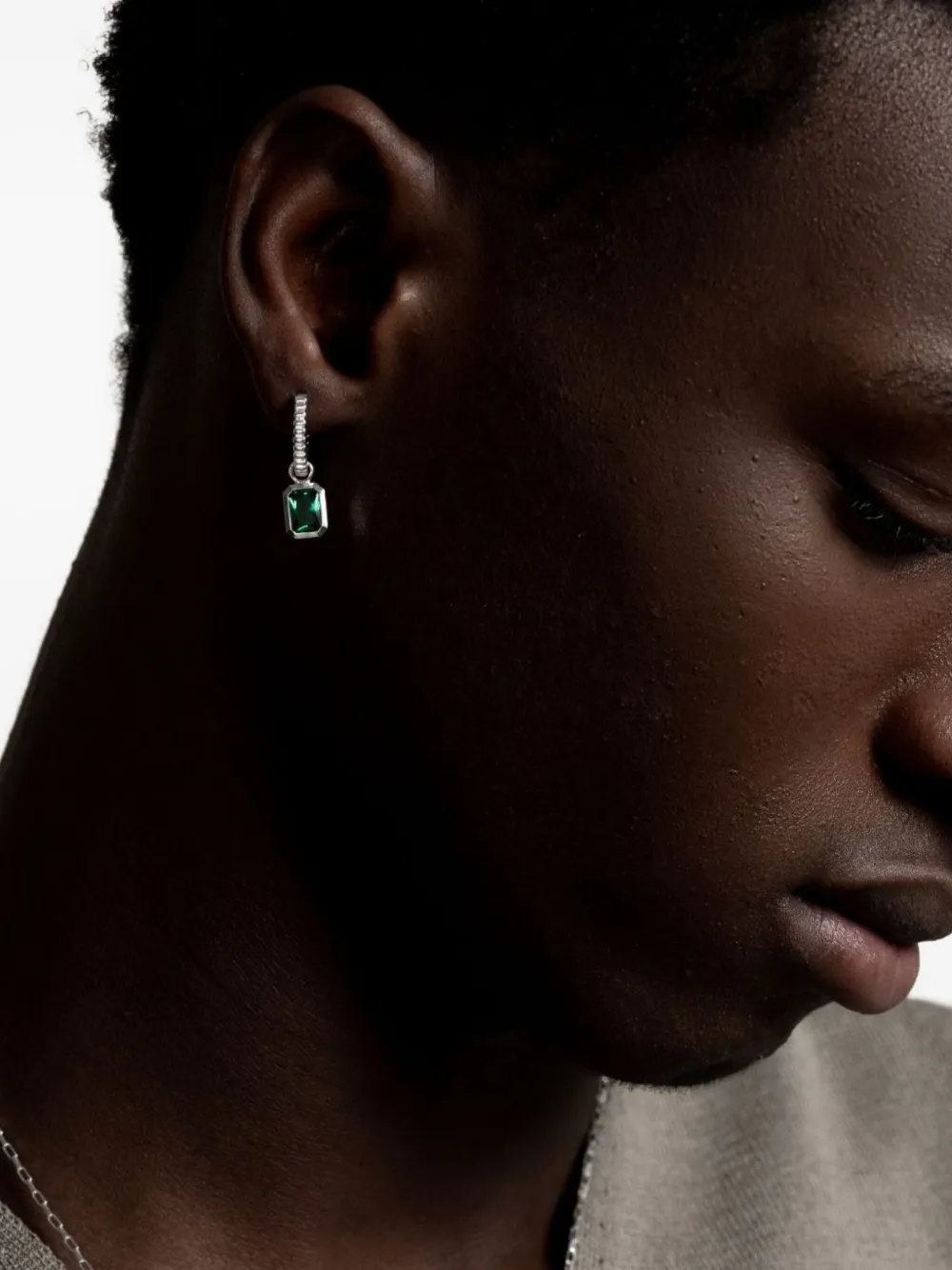 Dower & Hall Garnet Drop Earrings