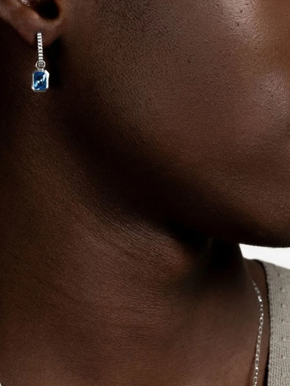 DOWER AND HALL single rectangular-gemstone earring | Image 2