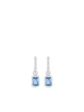 DOWER AND HALL rectangular-gemstone single earring - Silver