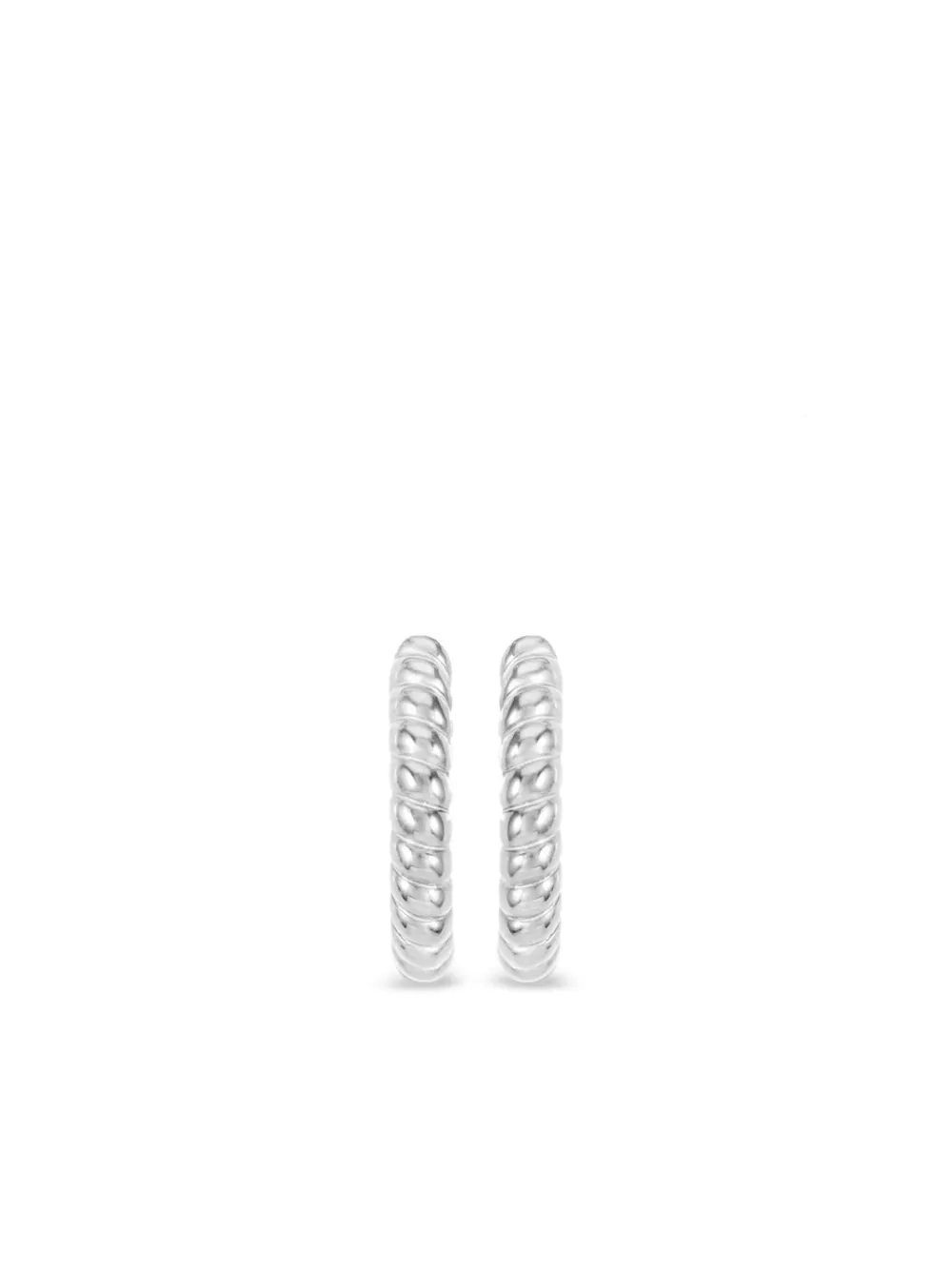 DOWER AND HALL créoles à design torsadé | argent | Image 1