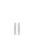 DOWER AND HALL small twist hoop earrings - Silver
