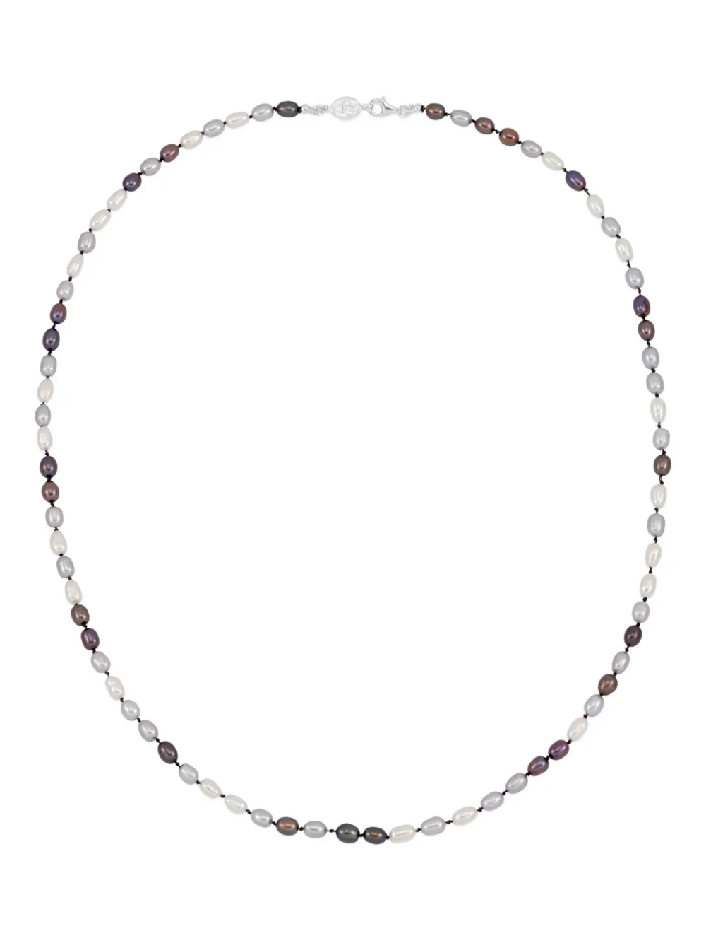 DOWER AND HALL collar de perlas mixtas | plateado | Image 1