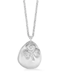 DOWER AND HALL clover-motif necklace - Silver