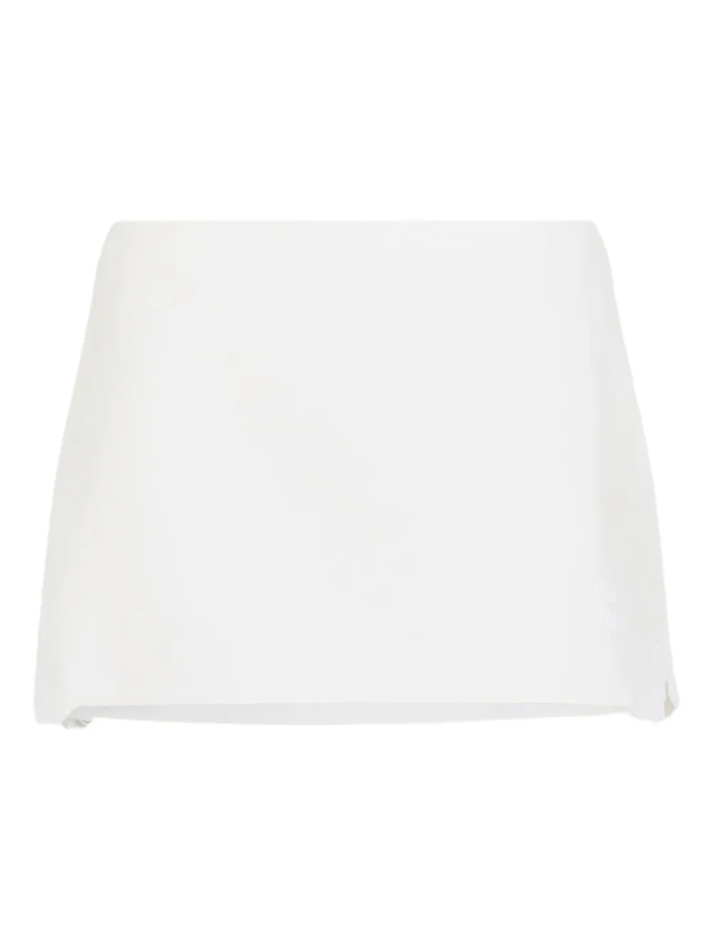 Miu Miu lace-detail mini skirt - Wit