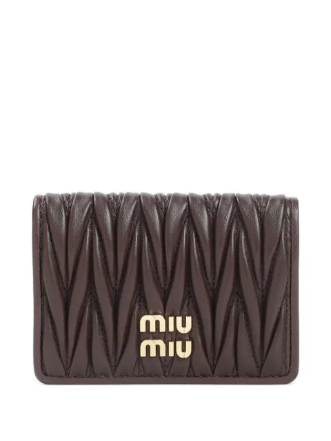 Miu Miu matelassé wallet