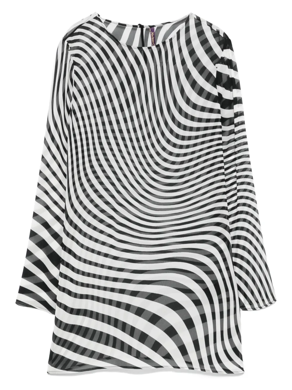 Maison Close Fever beach dress - Schwarz