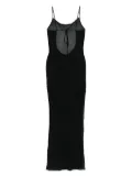 Maison Close Fever backless maxi dress - Black