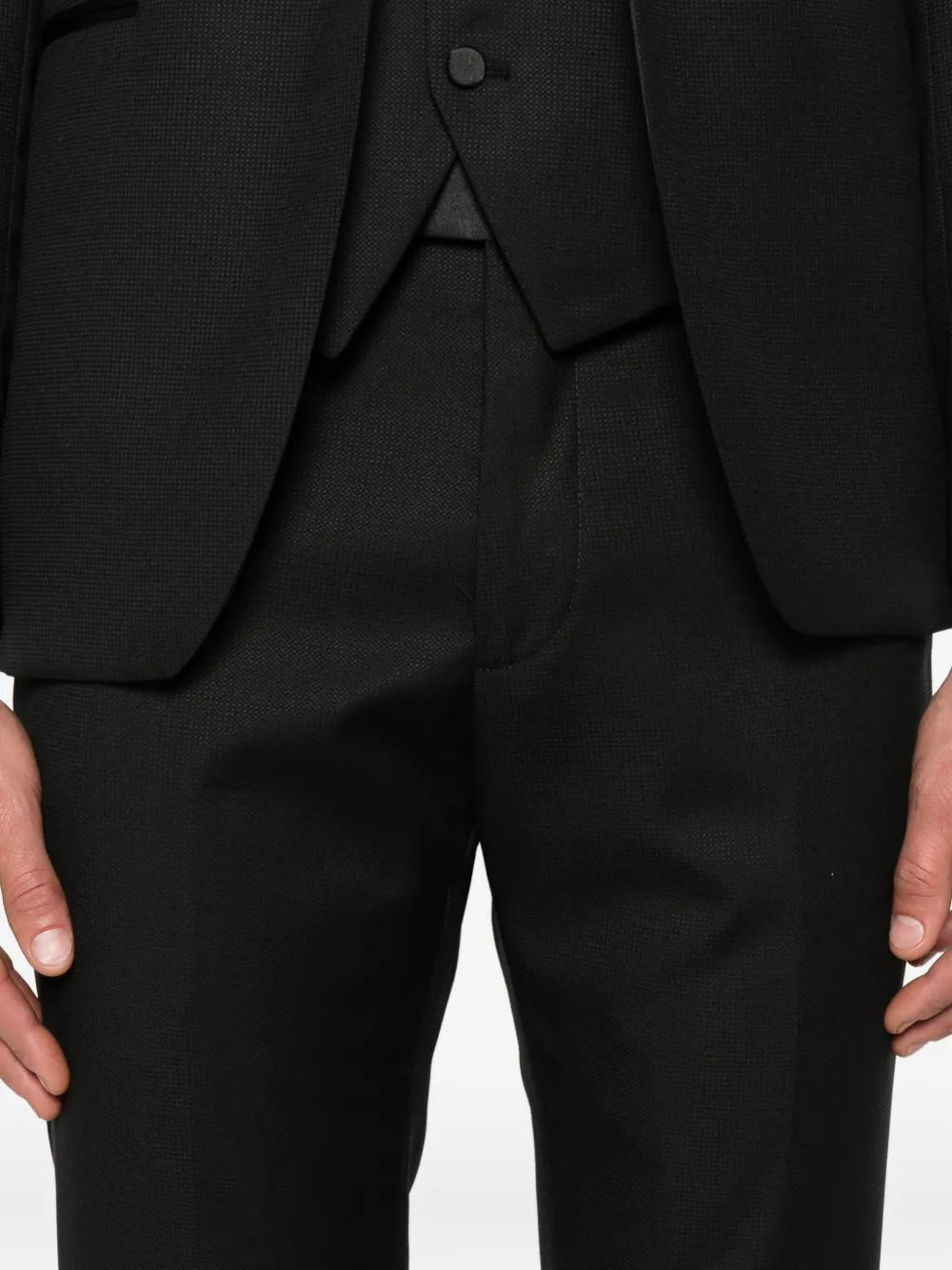 Tagliatore single-breasted suit Zwart