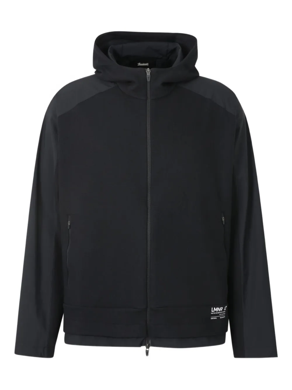Laminar hoodie con cierre | negro | Image 1